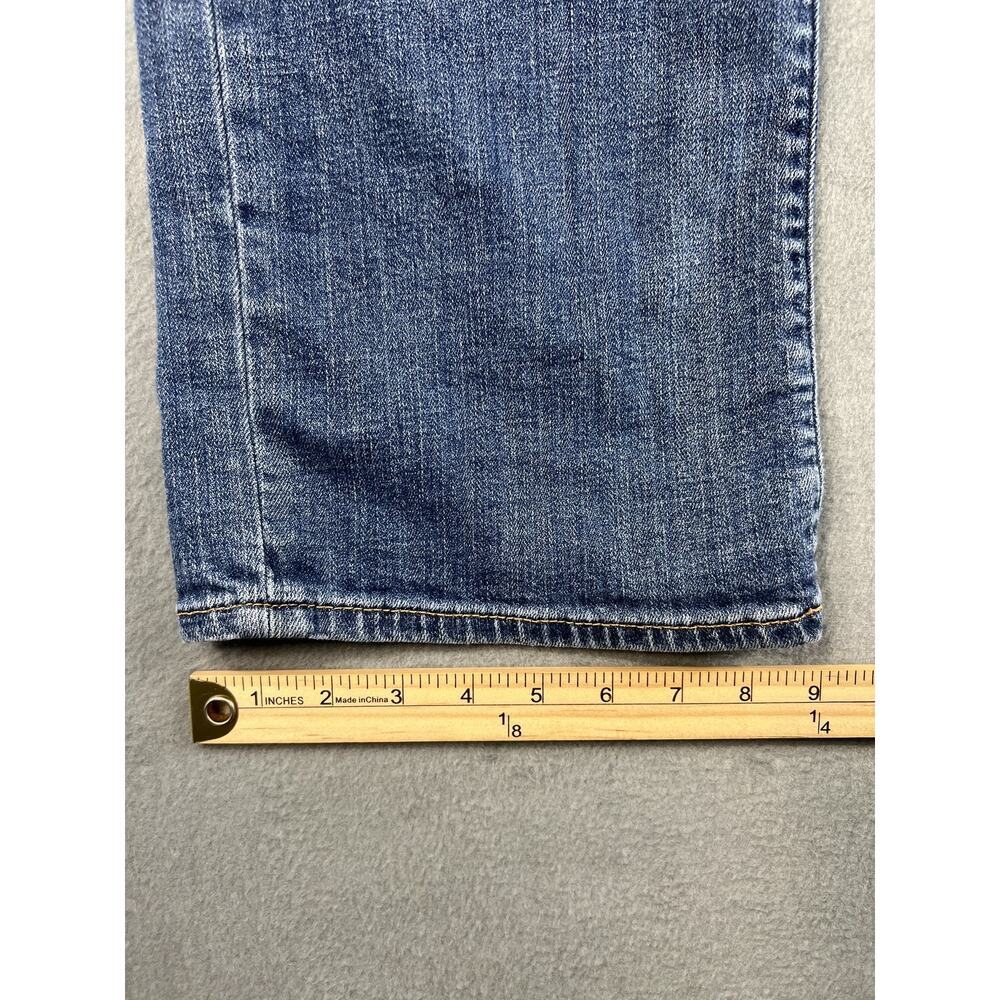 Lucky Brand Women's Blue Straight Jeans 12/31 Stretch Denim, 5-Pocket Design - Picture 10 of 12